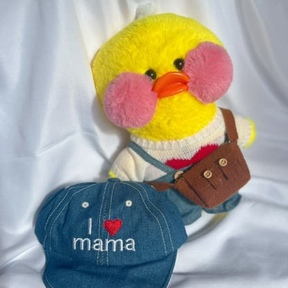 Cafe-mimi Duck Toy- Soft Stuffed - I Love Papa/Mama - For Children and Adults