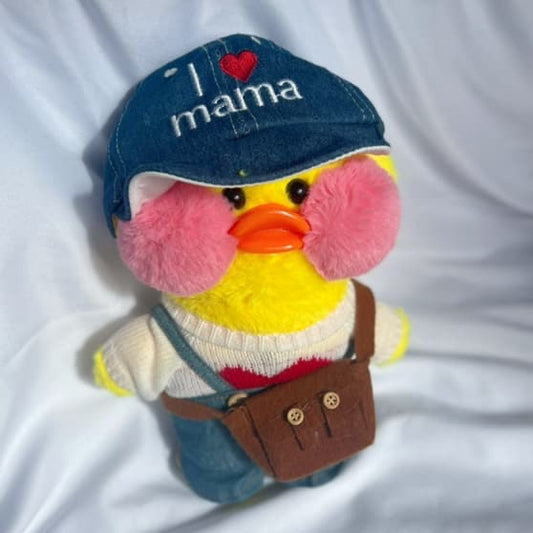 Cafe-mimi Duck Toy- Soft Stuffed - I Love Papa/Mama - For Children and Adults